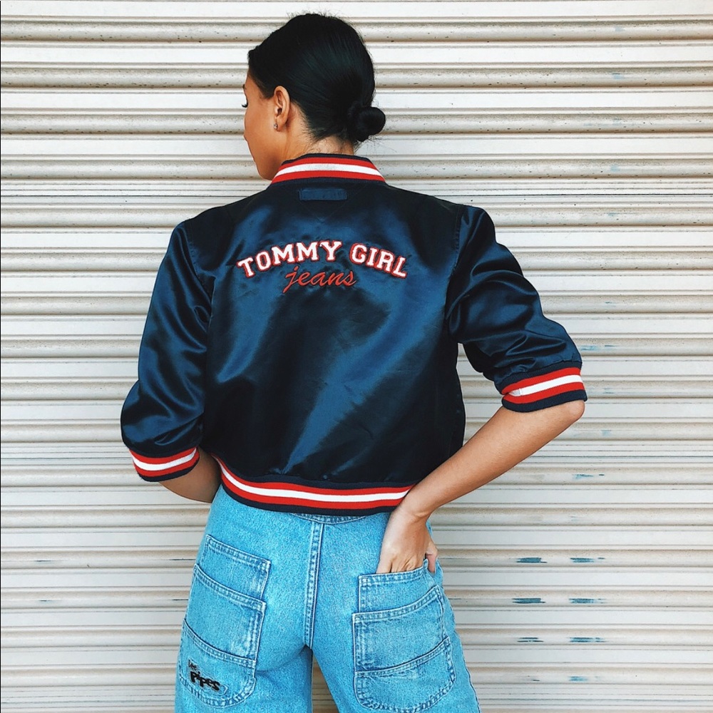 Vintage tommy girl short sleeve jacket